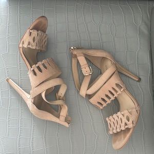 Ivanka trump leather sandal heels